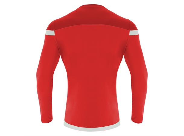 Titan Shirt Longsleeve RED/WHT XL Langarmet teknisk skjorte - Unisex 