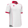 Warden Eco Match Day Shirt WHT/RED 5XL